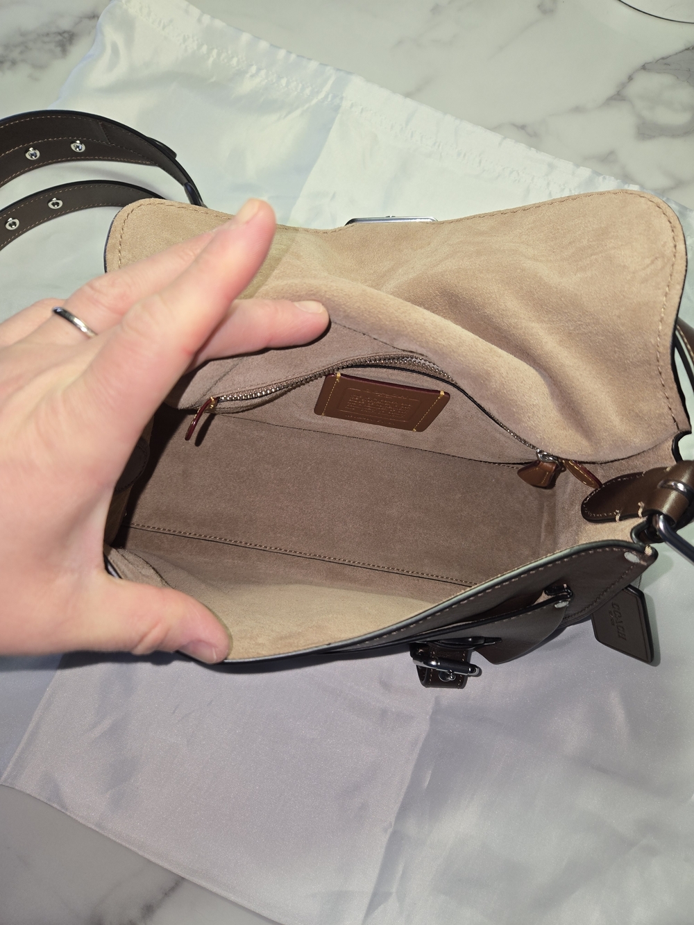 Coach Western Tabby Shoulder Bag - Maple - Picture 7 of 13